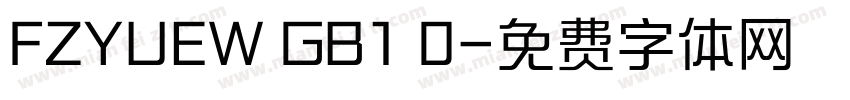 FZYUEW GB1 0字体转换